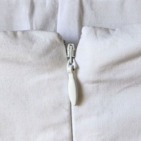 J. Crew Midi Dress A-line Stretch Cotton Poplin White sz 2 NWT Adjustabl… - Picture 14 of 14